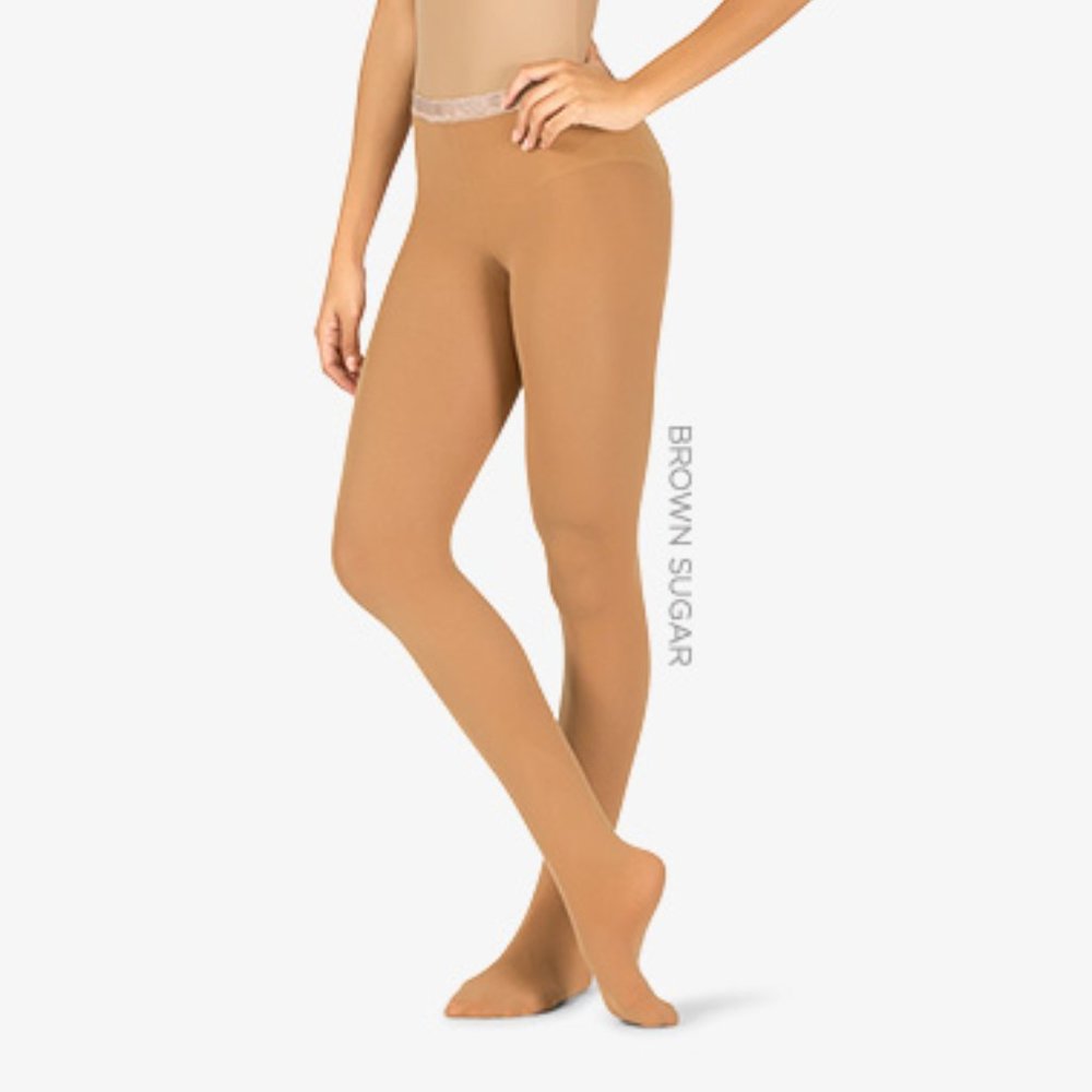 Nude Barre Opaque Convertible Tights Brown Sugar